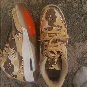 Jordan Camo Brown Athletic Shoes